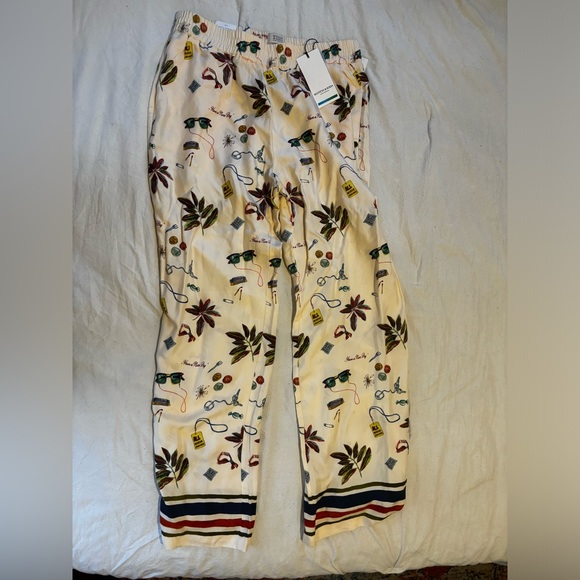 Scotch & Soda Gia Print Wide Leg Pants - Picture 2 of 8
